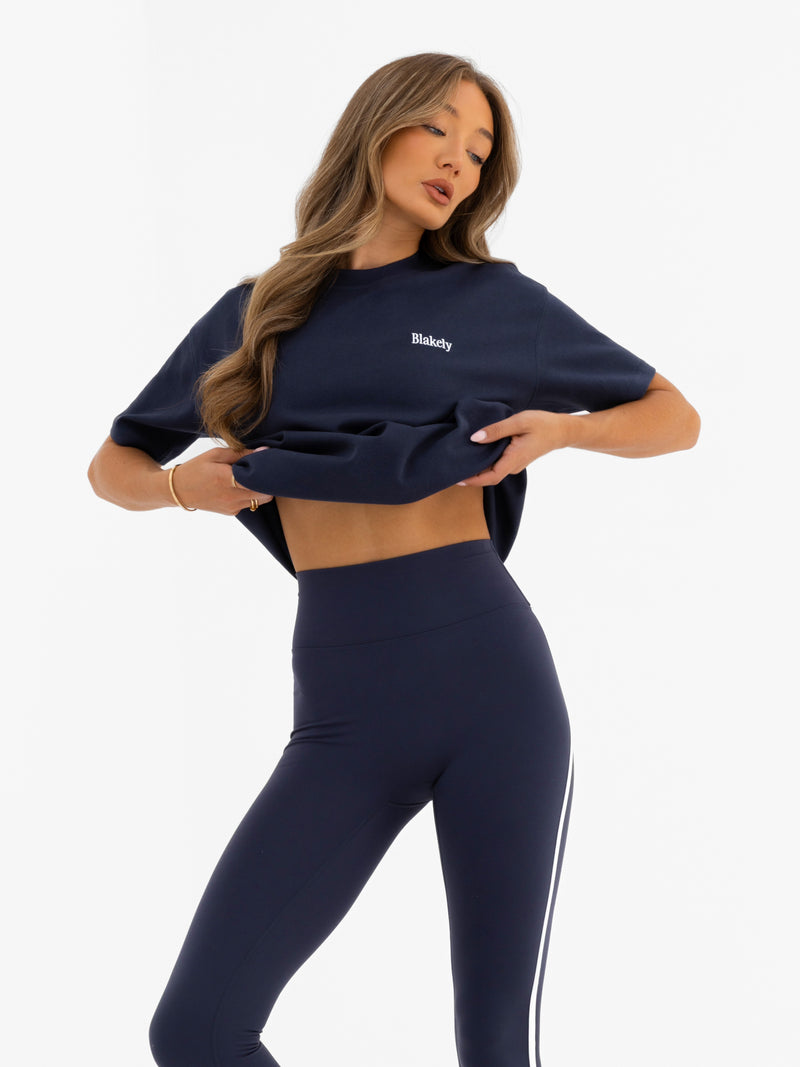 Jada Oversized T-Shirt - True Navy