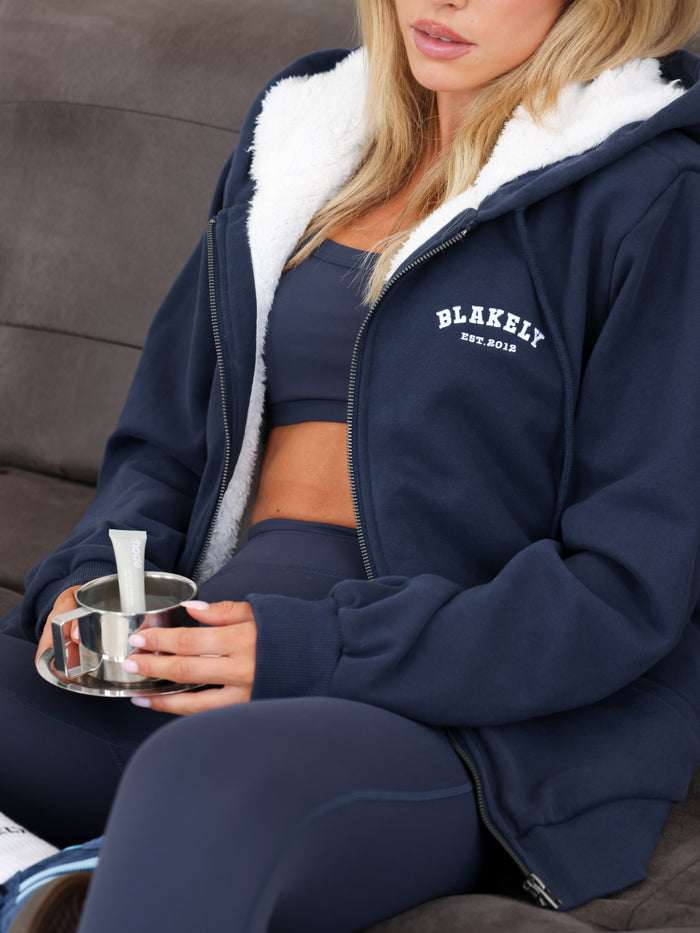 Heritage Full Zip Hoodie - True Navy