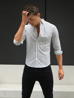 Savona Stripe Shirt - White