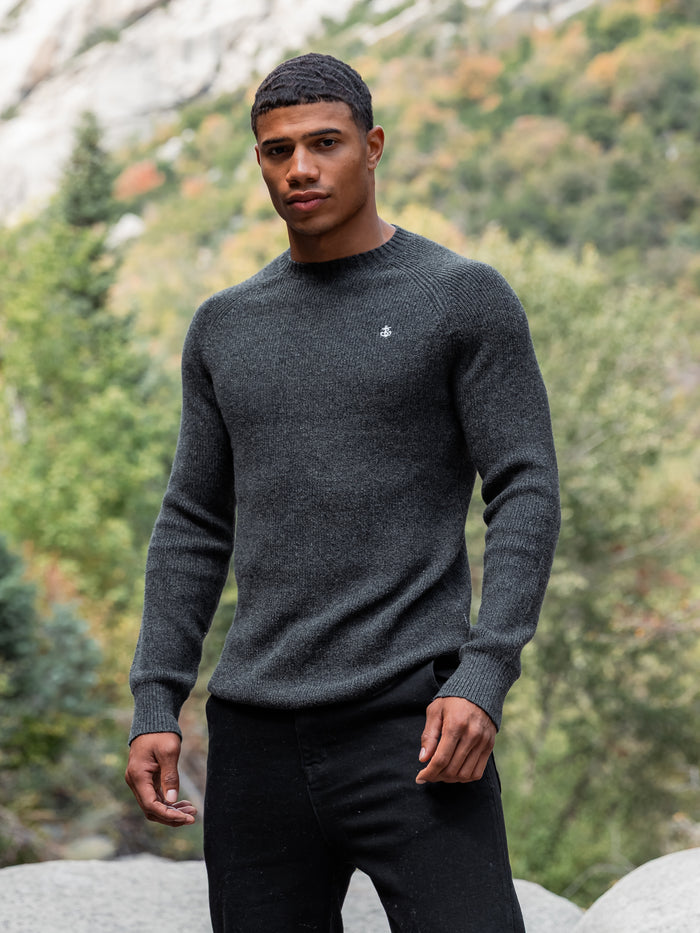 Olton Knit Jumper - Charcoal