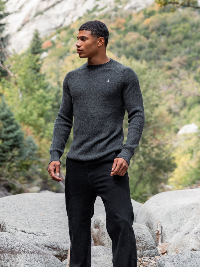Olton Knit Jumper - Charcoal
