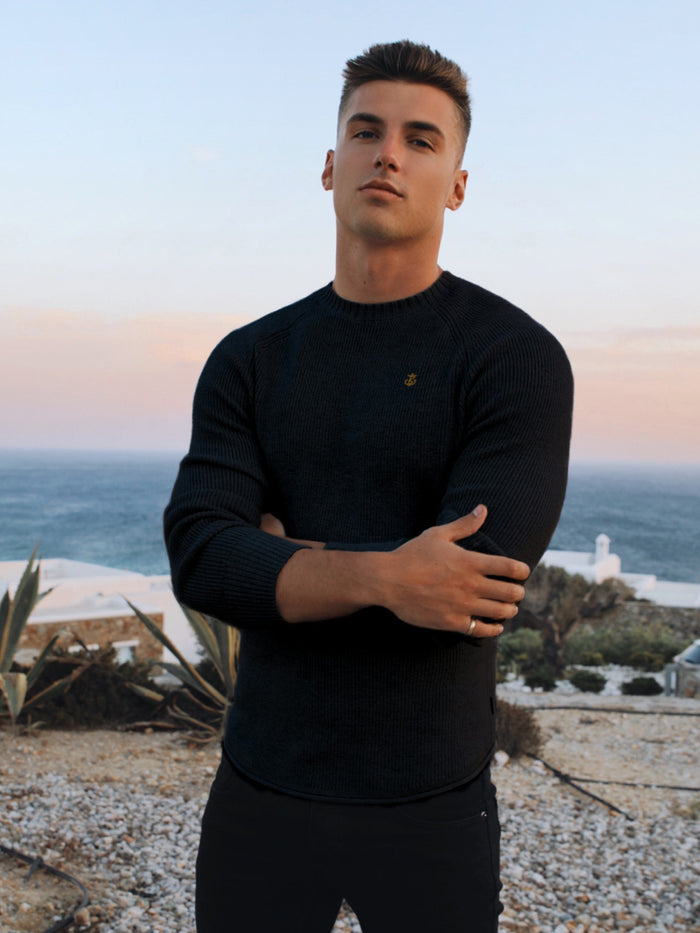 Olton Knit Jumper - Black