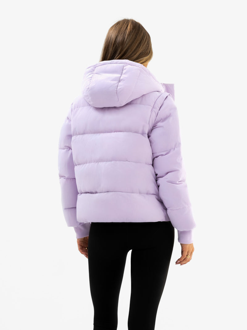 Multiway Puffer Coat 2 - Purple