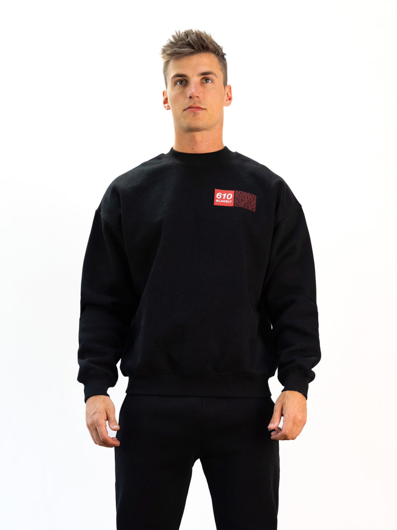 Tribeca 610 Relaxed Jumper - Black