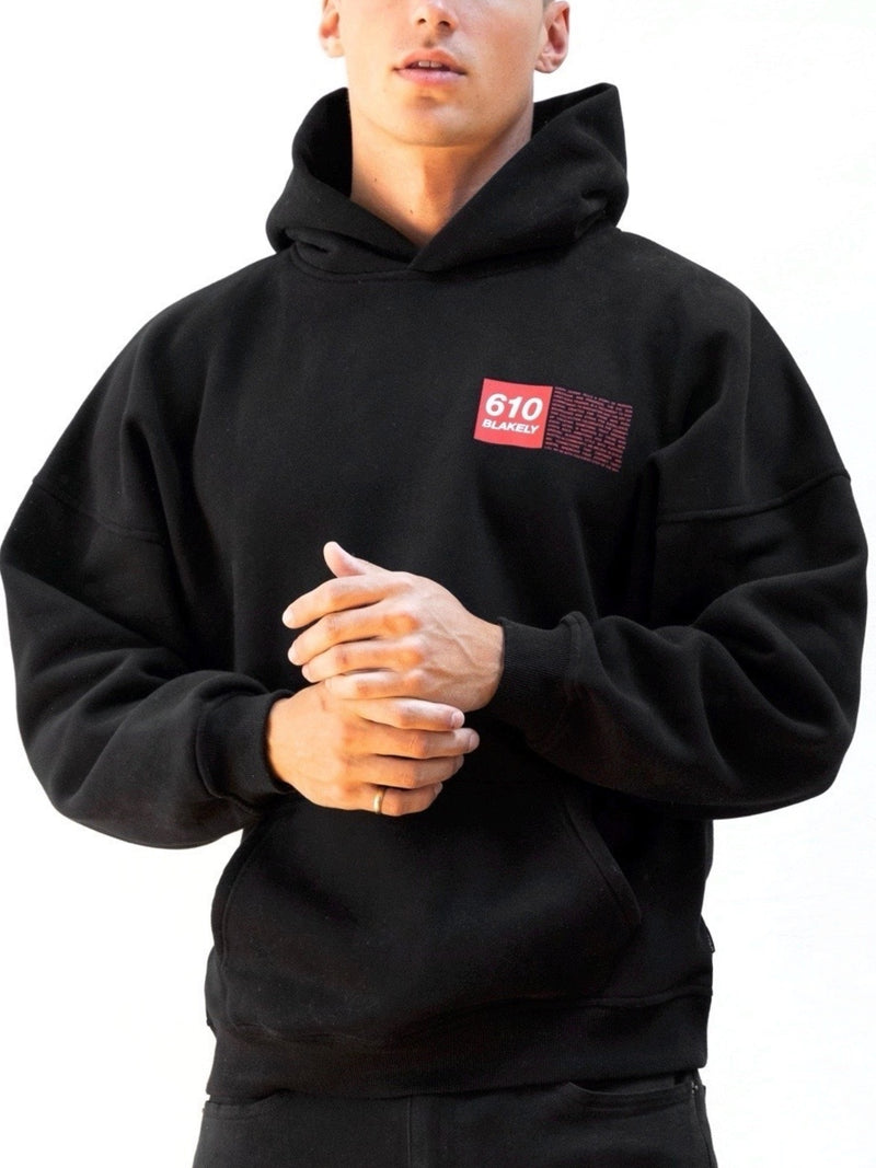 Tribeca 610 Relaxed Hoodie - Black