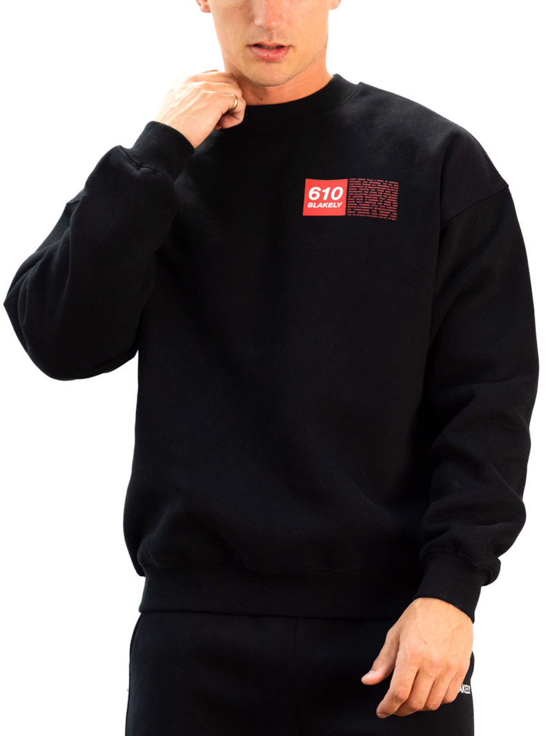 Tribeca 610 Relaxed Jumper - Black