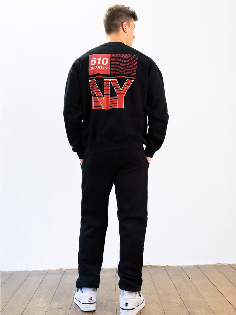 Tribeca 610 Relaxed Jumper - Black