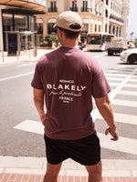 Monaco Relaxed T-Shirt - Burgundy