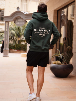 Monaco Relaxed Hoodie - Dark Green