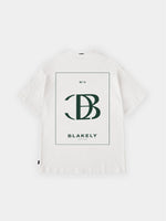 Riviera Initial Relaxed T-Shirt - Ivory