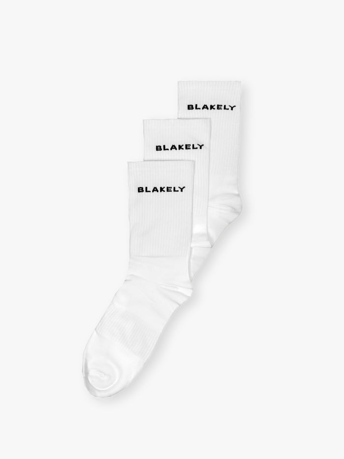 Blakely Socks 3 Pack - White