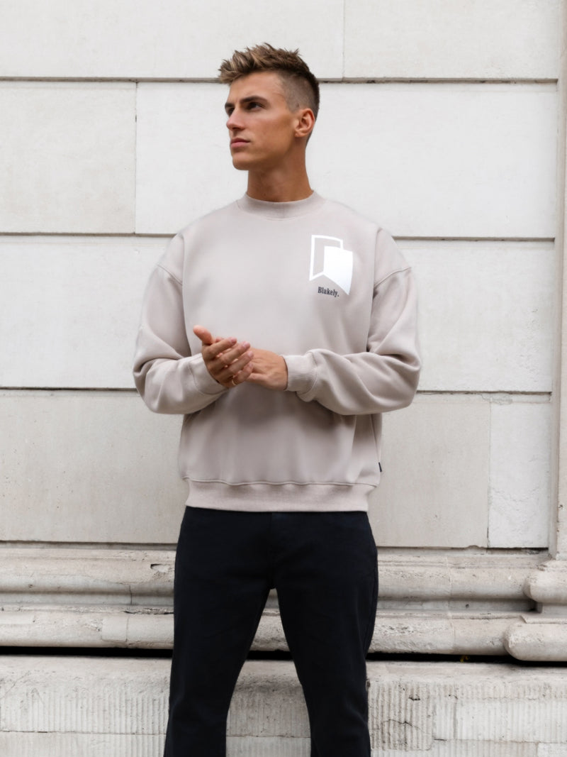 Revolve Relaxed Jumper - Tan