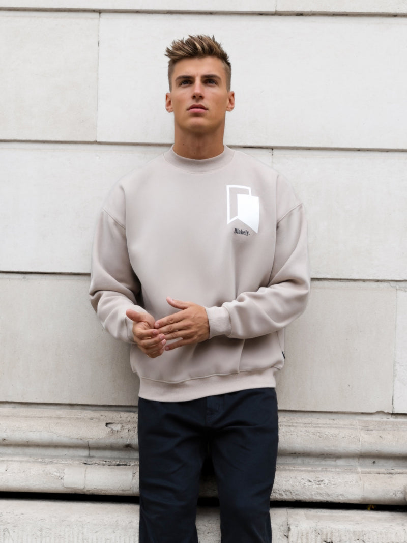 Revolve Relaxed Jumper - Tan