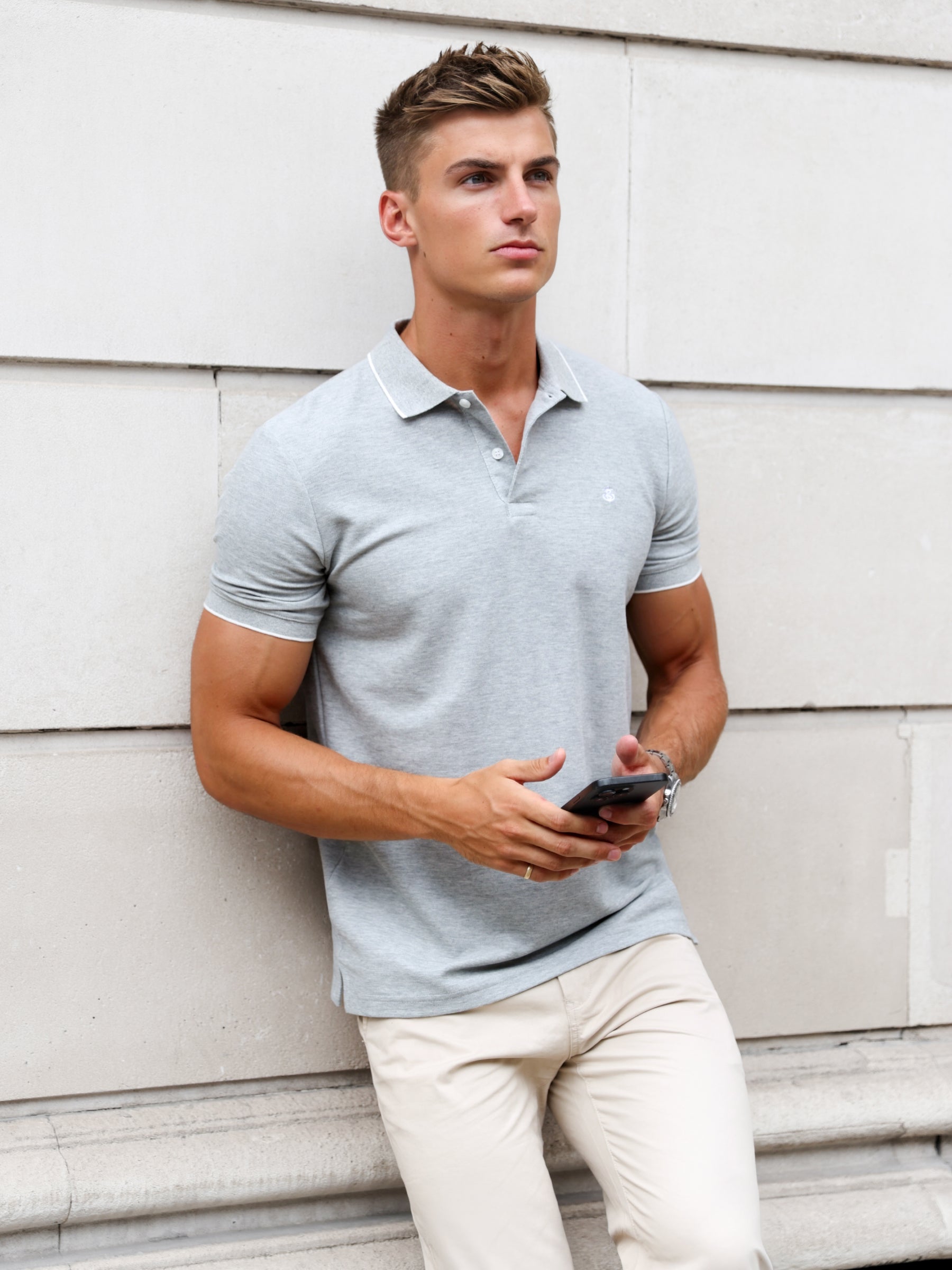 Buy Blakely Grey Sonoma Polo Shirt Free delivery on orders over