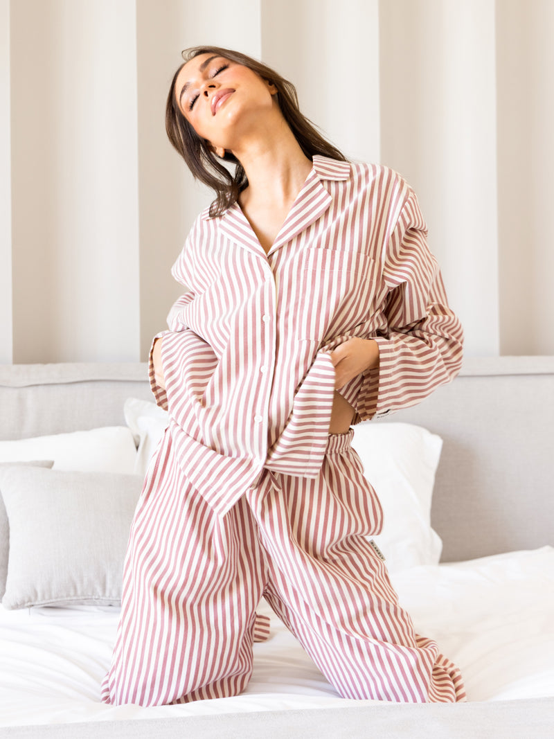 Suki Stripe Trousers - Red Stripe