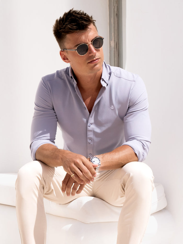 Navarra Long Sleeve Shirt - Pale Lilac