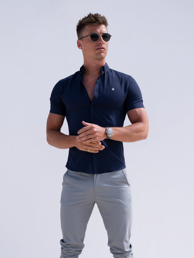 Worcester Short Sleeve Shirt - Navy