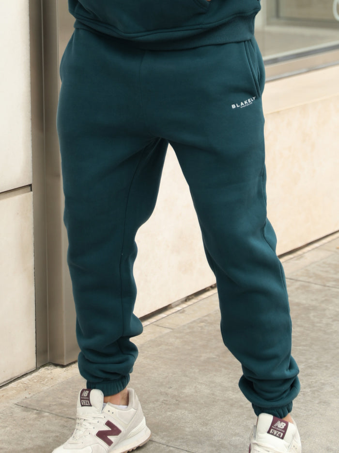 Sports Club Relaxed Sweatpants - Teal Green