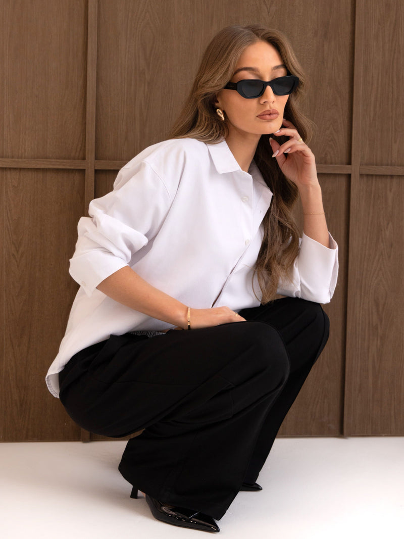 Sabrina Oversized Shirt - White