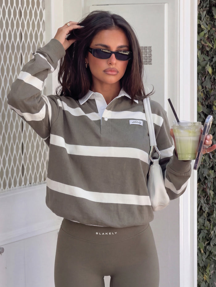 Tilly Rugby Shirt - Safari Green