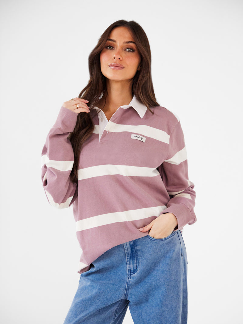 Tilly Rugby Shirt - Dusty Pink