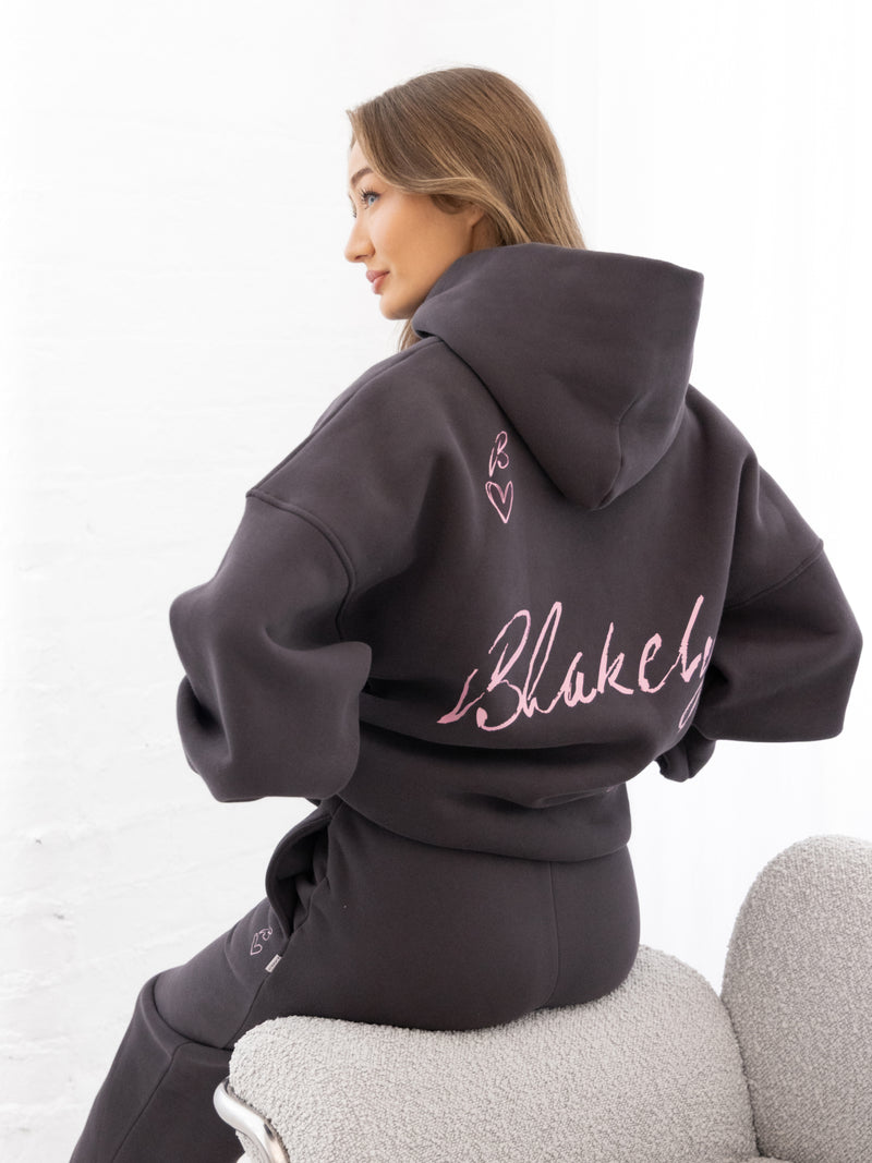 Esme Oversized Hoodie - Charcoal