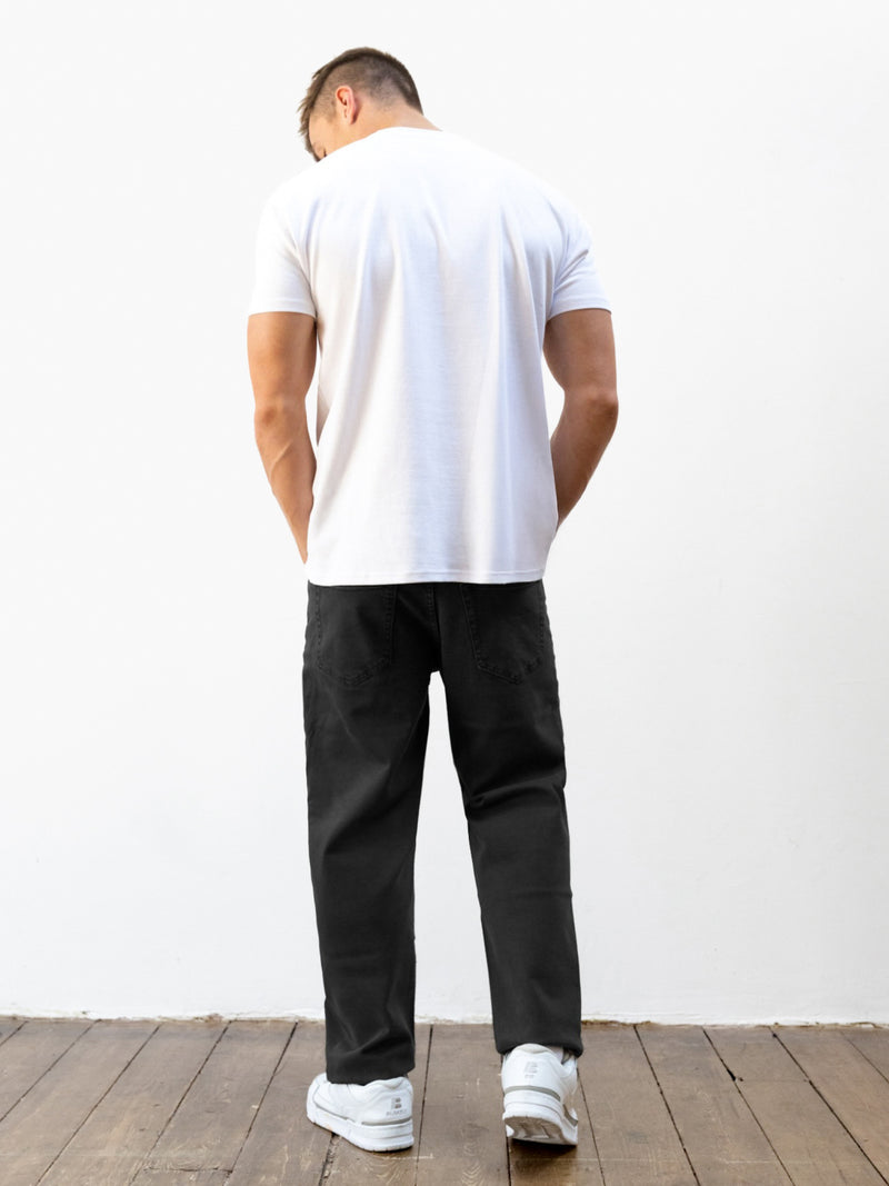 Vol.15 Loose Fitting Jeans - Black