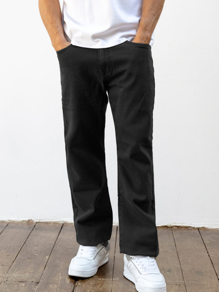 Vol.15 Loose Fitting Jeans - Black