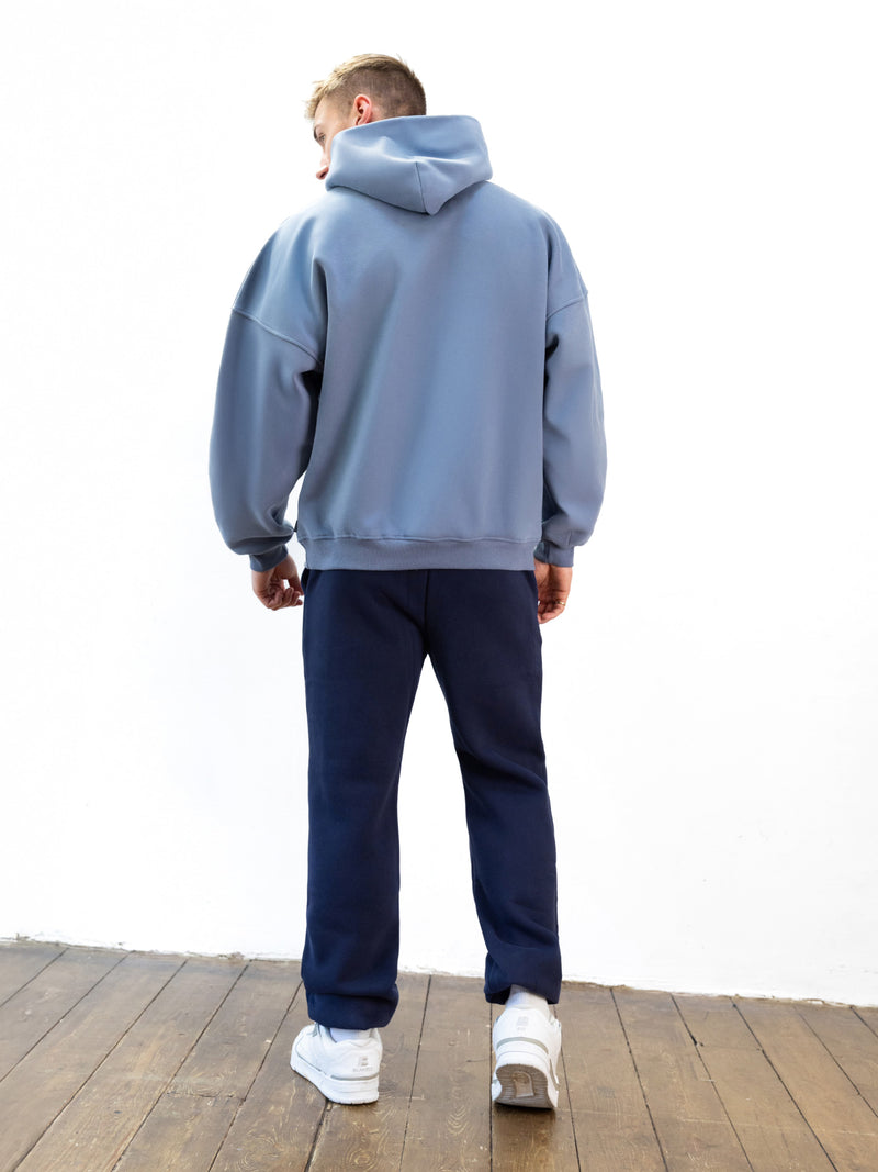 Brooklyn 610 Relaxed Hoodie - Mid Blue