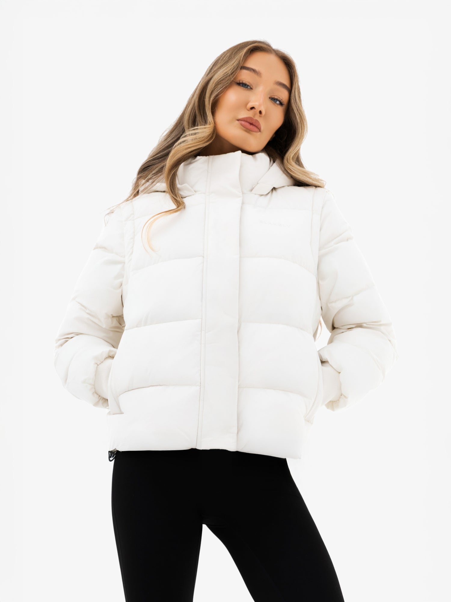 Buy Blakely Womens White Multiway Puffer Coat 2 | Free delivery on