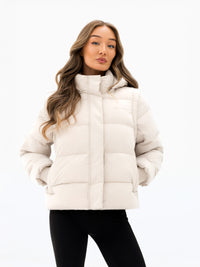 Multiway Puffer Coat 2 - Chalk