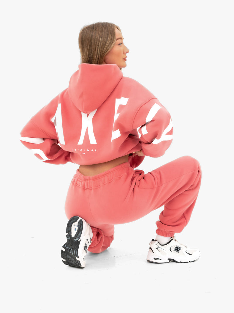 Isabel Sweatpants - Sunrise Coral