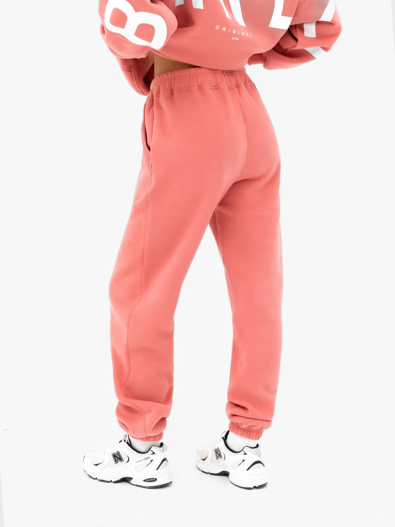 Isabel Sweatpants - Sunrise Coral