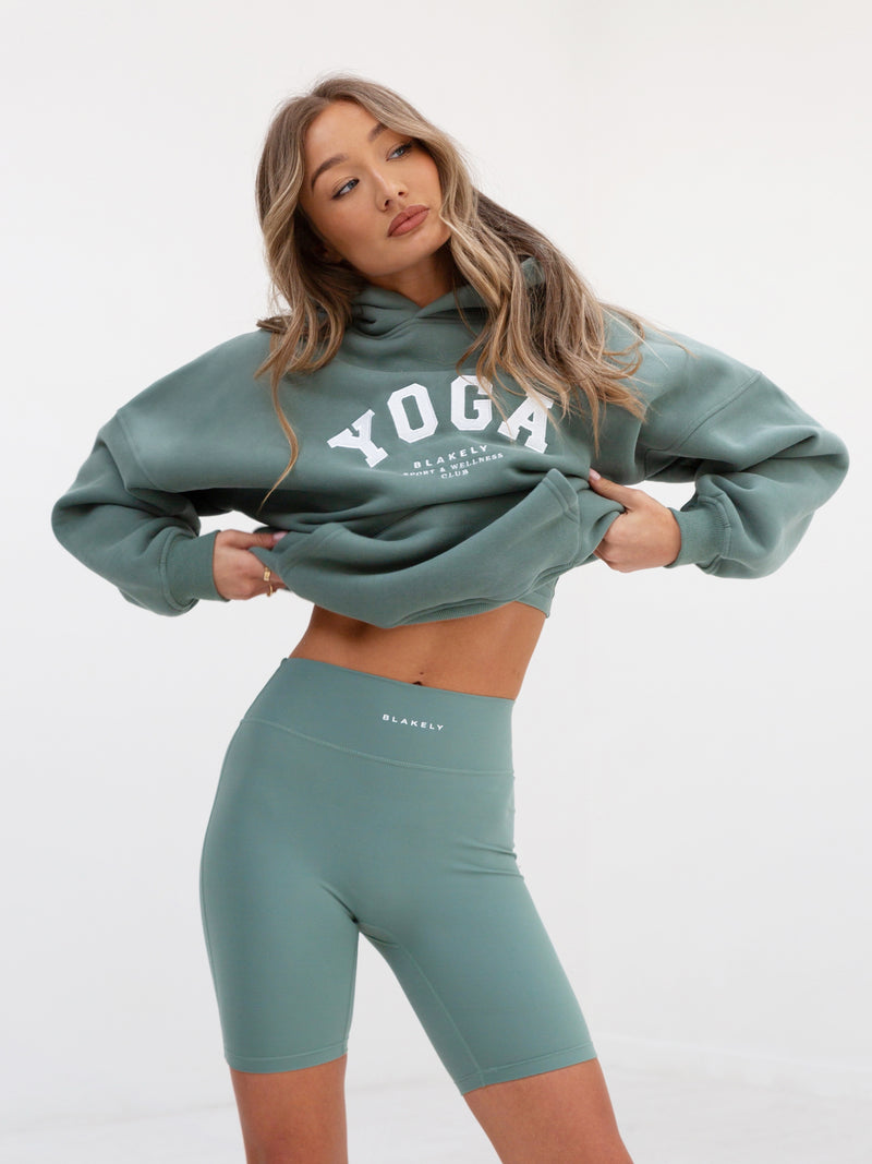 Yoga Oversized Hoodie - Sage Green