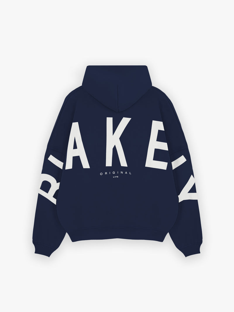 Idris Oversized Hoodie - True Navy