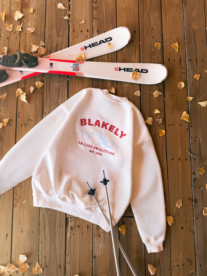 Amari Altitude Oversized Jumper - Flat White