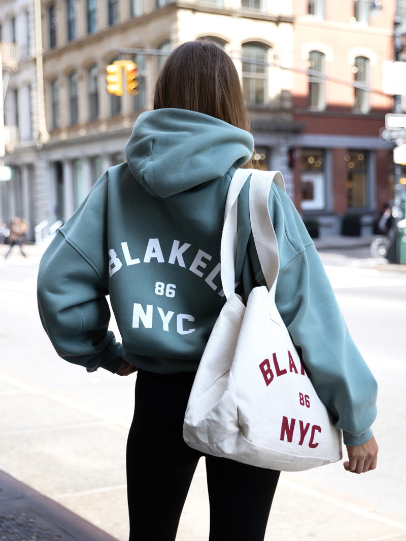 NYC Oversized Hoodie - Sage Green