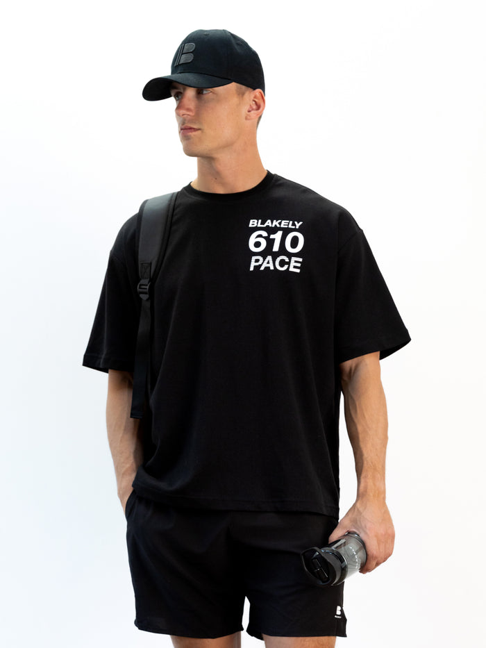 Pacer 610 Unfitted T-Shirt - Black