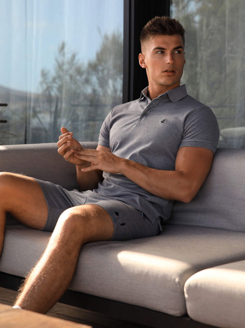 Sorrento Polo Shirt - Marl Grey