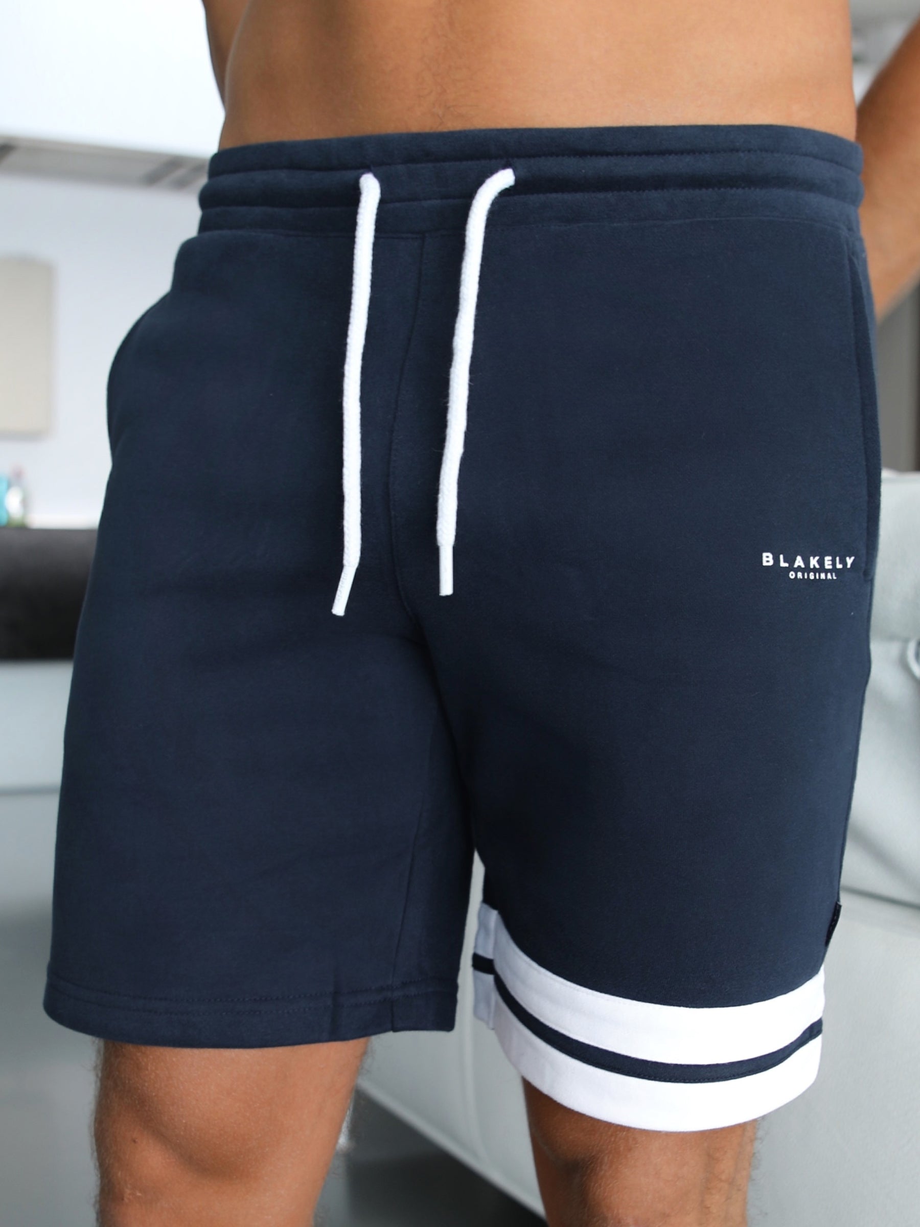 Navy best sale sweat shorts