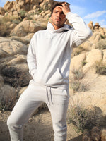 Cologne Oversized Hoodie - Stone