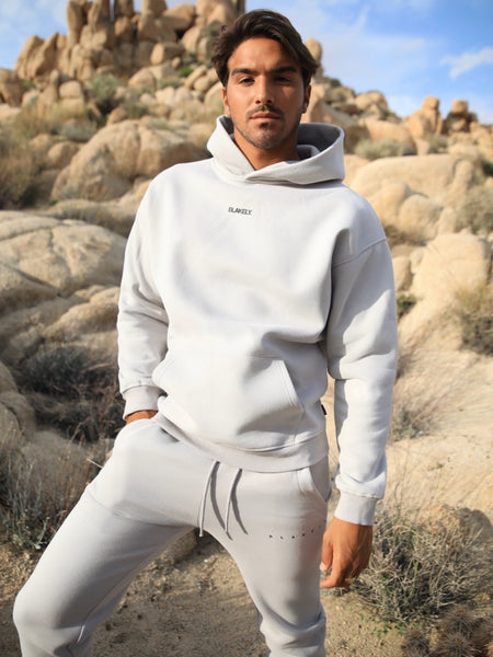 Blakely Clothing Sitka Mens Stone Oversized Hoodie