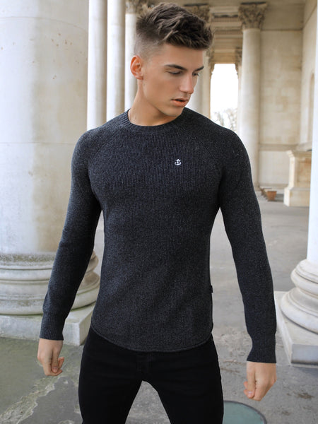 Dark grey sale jumper mens