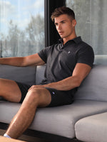 Sorrento Stretch Fit Shorts - Charcoal
