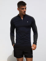 Challenger Gym Top - Navy/Charcoal