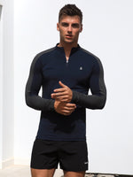 Challenger Gym Top - Navy/Charcoal