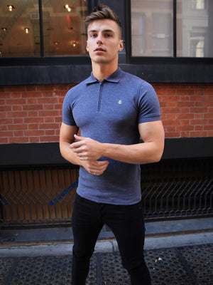 Aspen Polo - Marl Navy