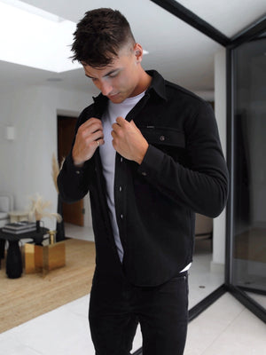Richmond Oversized Shirt - Black