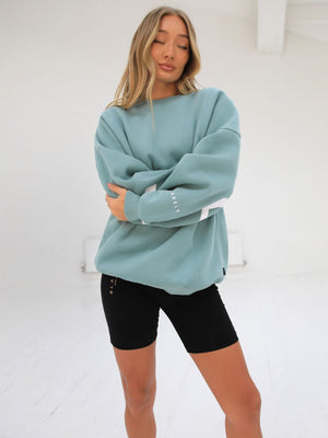Isabel Oversized Jumper - Teal