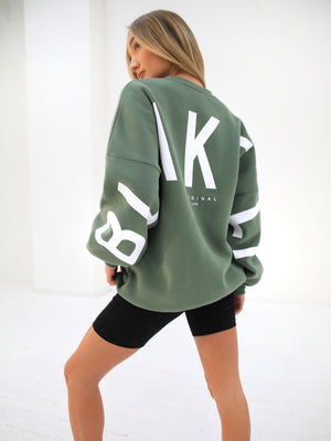 Isabel Oversized Jumper - Green